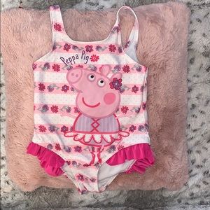 Peppa pig swimsuit 💜